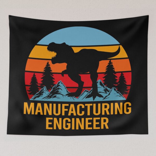 Item preview, Manufacturing Engineer T Shirt - Hear Me Roar Dinasour Gift Item Tee designed and sold by Quinnhell825.