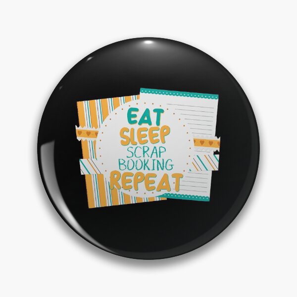 Item preview, Album Notes Designing Artcraft Scrapbook Gift Eat Sleep Scrapbooking Repeat  designed and sold by yosifkoerw.