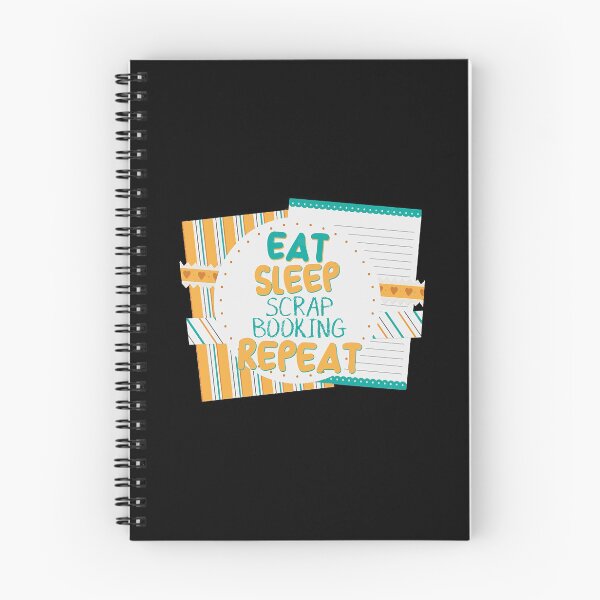 Item preview, Album Notes Designing Artcraft Scrapbook Gift Eat Sleep Scrapbooking Repeat  designed and sold by yosifkoerw.
