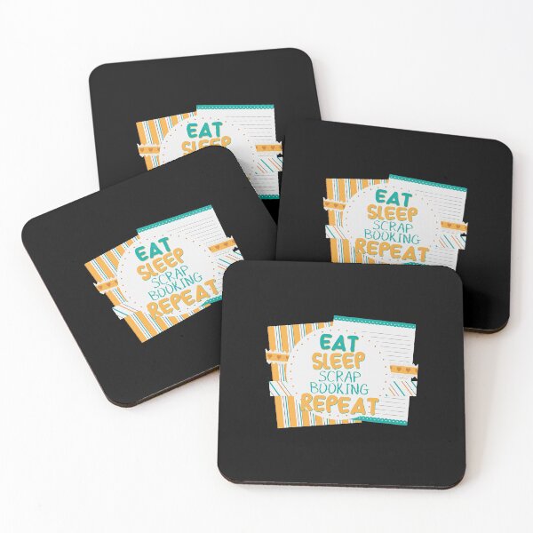 Item preview, Album Notes Designing Artcraft Scrapbook Gift Eat Sleep Scrapbooking Repeat  designed and sold by yosifkoerw.