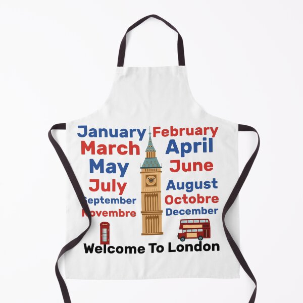 Item preview, The Months Of The Year In English - Welcome To London designed and sold by medbdj.