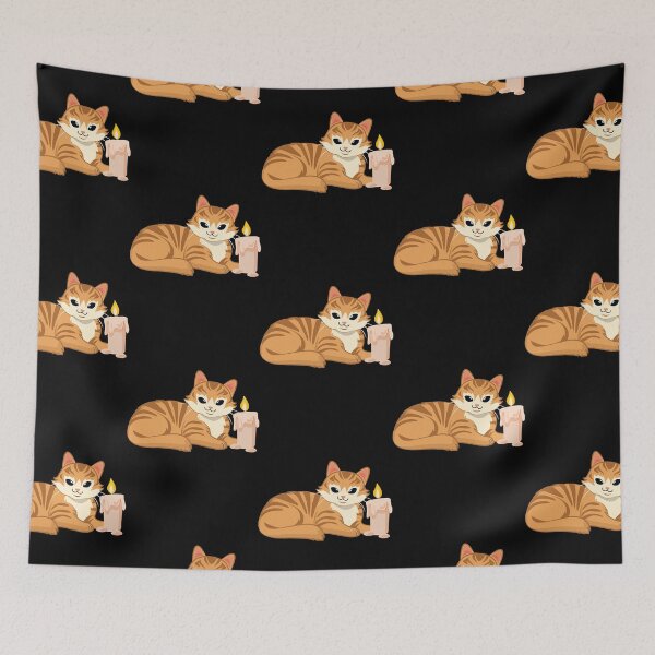 Item preview, Easily Distracted by Cats and Candles  designed and sold by alfredgiessl.