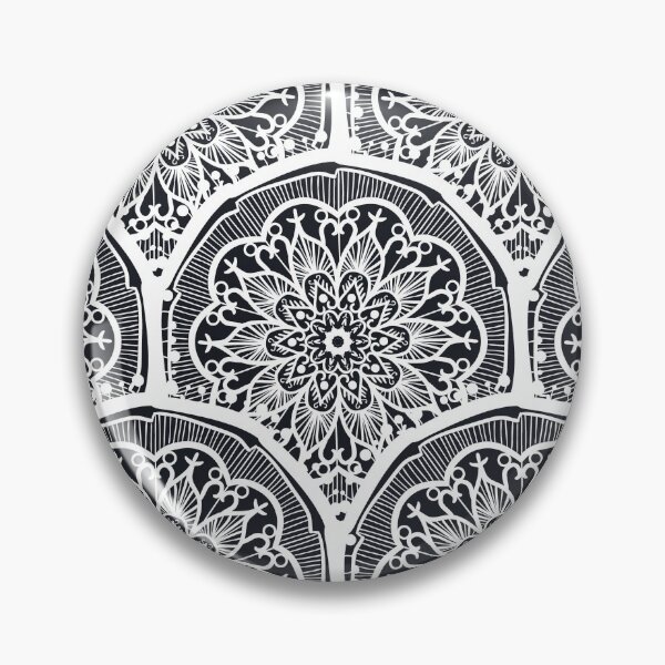 Item preview, Circle Flowers Mandala Pattern designed and sold by GoldenZodiac888.