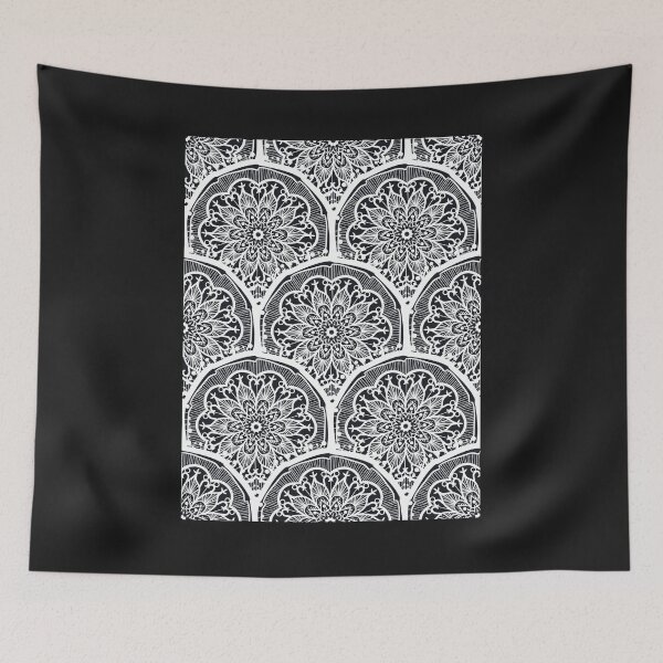 Item preview, Circle Flowers Mandala Pattern designed and sold by GoldenZodiac888.