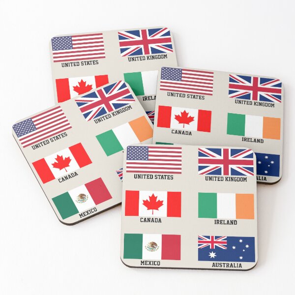 Item preview, Country Flags Sticker Pack 1 -  designed and sold by FladsynnDesigns.