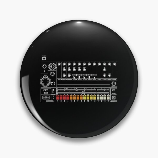 Item preview, Vintage Drum Machine White Lines  designed and sold by LyfeStam.