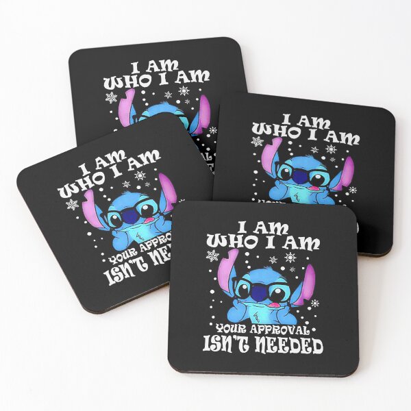 Item preview, I Am Who I Am Your Approval Isnt Needed Glasses Stitch Christmas Funny  designed and sold by nelskraasch.