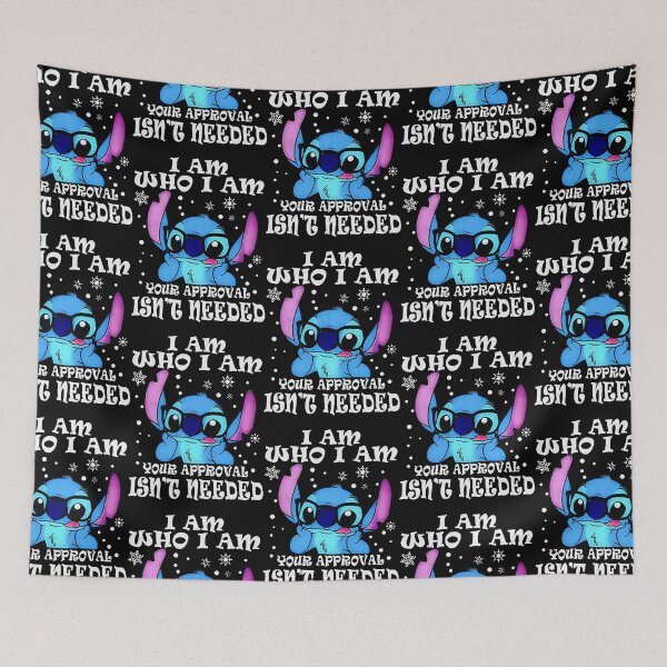 Item preview, I Am Who I Am Your Approval Isnt Needed Glasses Stitch Christmas Funny  designed and sold by nelskraasch.
