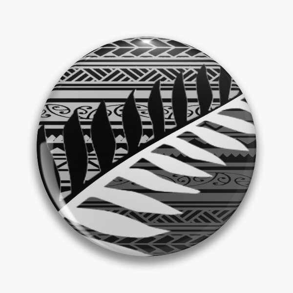 Item preview, Silver fern tribal designed and sold by attracdionz.