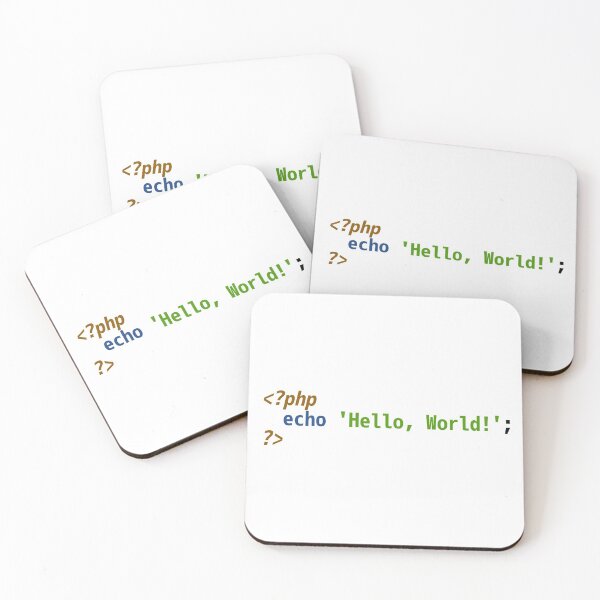 Item preview, Hello World PHP Code - Light Syntax Scheme Coder Design designed and sold by geeksta.