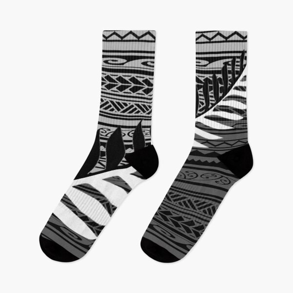 Item preview, Silver fern tribal designed and sold by attracdionz.