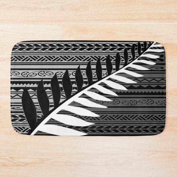 Item preview, Silver fern tribal designed and sold by attracdionz.