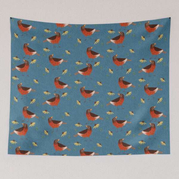 Item preview, Robin in the Undergrowth designed and sold by RosalieReeves.
