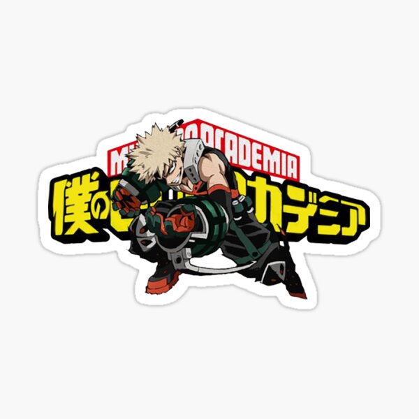 Katsuki Bakugou Logo Stickers | Redbubble