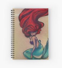 the little Mermaid Spiral Notebook