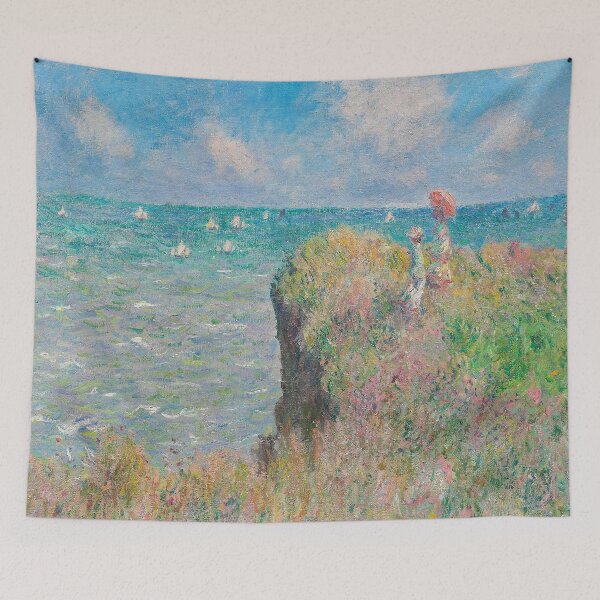 Item preview, Monet Cliff walk landscape impressionist  designed and sold by Cattigal.