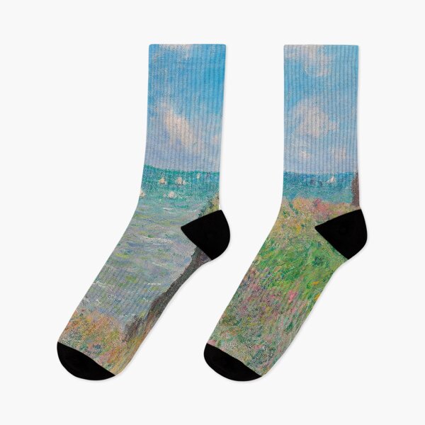 Item preview, Monet Cliff walk landscape impressionist  designed and sold by Cattigal.