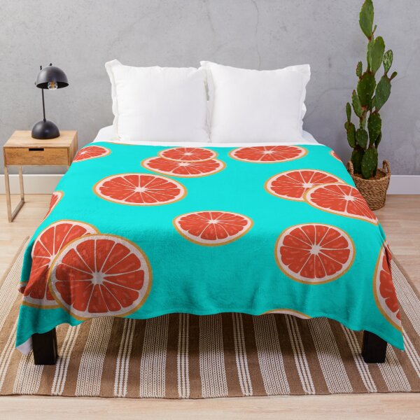 Item preview, Oranges Fruit Summer Blue Pattern designed and sold by heyitsIrish.