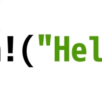 Artwork thumbnail, Hello World Rust Code - Light Syntax Scheme Coder Design by geeksta