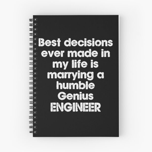 Item preview, Best decisions ever made in my life is marrying a humble Genius ENGINEER  designed and sold by designfy.