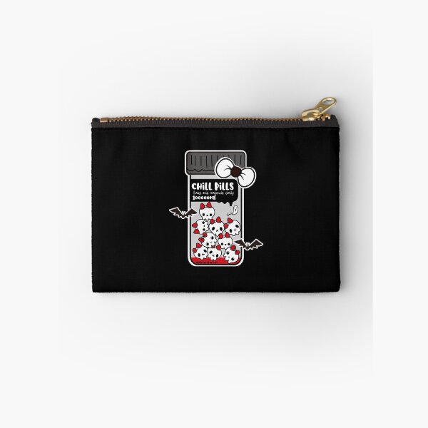 Item preview, chill pills cute skull cartoon designed and sold by princessmi-com.