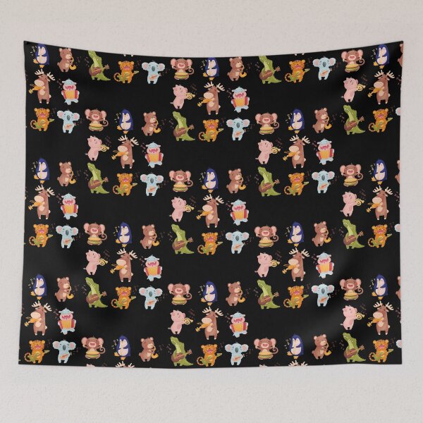 Item preview, animals playing music  designed and sold by ishanbaghda.