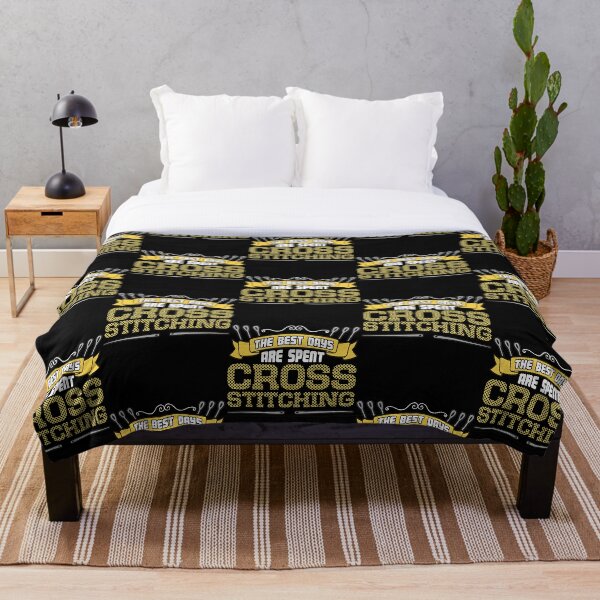 Artikelvorschau, Die besten Tage werden mit Cross Stitching verbracht entworfen und verkauft von Randelsf.