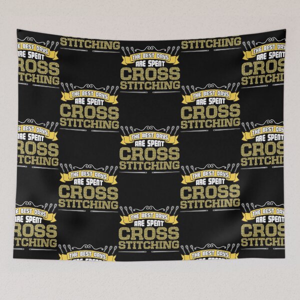 Item preview, The best days are spent Cross Stitching  designed and sold by Randelsf.