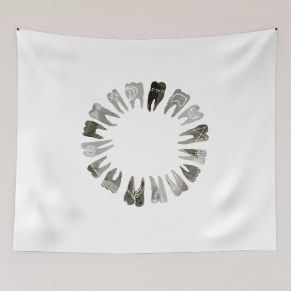 Item preview, Teeth in circle designed and sold by guaka-molly.
