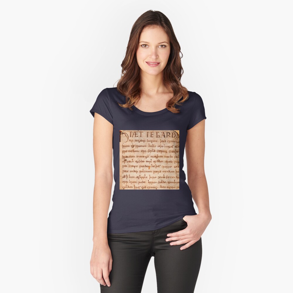 Item preview, Fitted Scoop T-Shirt designed and sold by Odinist.