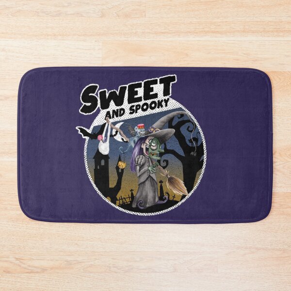 Item preview, Sweet and Spooky Witch Monkey Candy Halloween designed and sold by 99vectors.