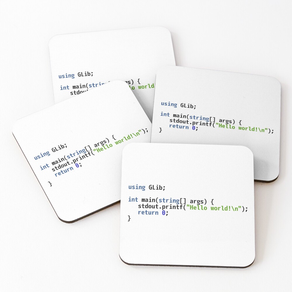 Item preview, Coasters (Set of 4) designed and sold by geeksta.