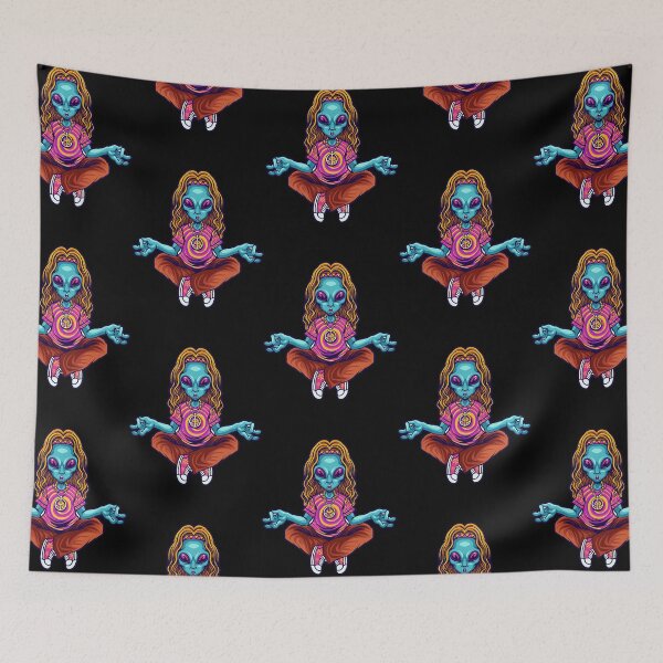 Item preview, alien yoga  designed and sold by ishanbaghda.