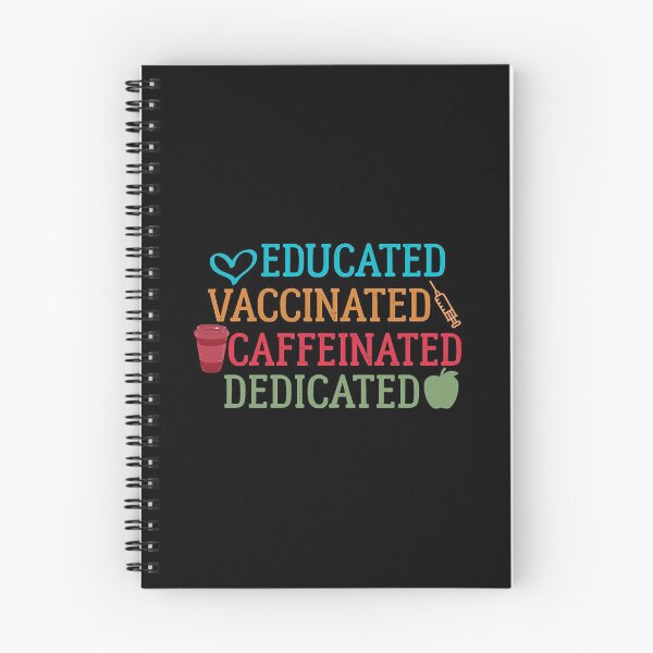 Item preview, Educated Vaccinated Caffeinated Dedicated Teacher  designed and sold by jaiydendic.