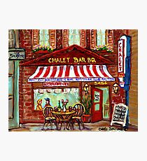 MONTREAL CHALET BBQ ROTISSERIE Photographic Print