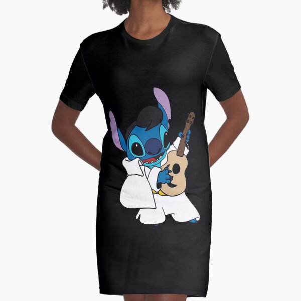 Elvis Stitch Graphic T Shirt Dress for Sale by LyfeStam Redbubble