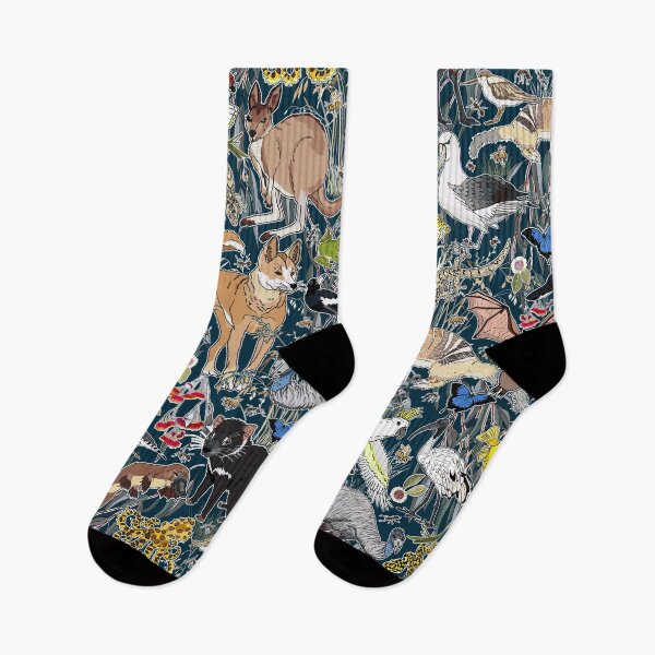 Item preview, fauna Australiana - teal designed and sold by Claire Bowley.