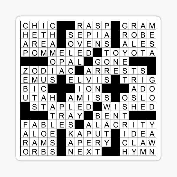 Epoch Crossword Clue Gifts & Merchandise for Sale | Redbubble