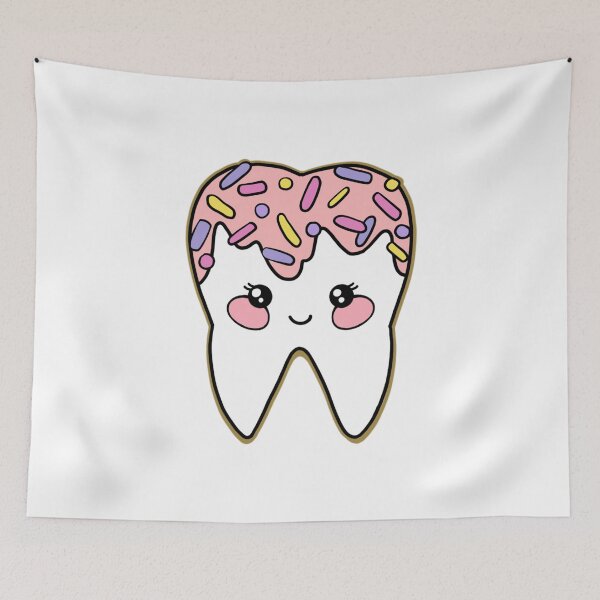 Item preview, Cute donut tooth designed and sold by guaka-molly.