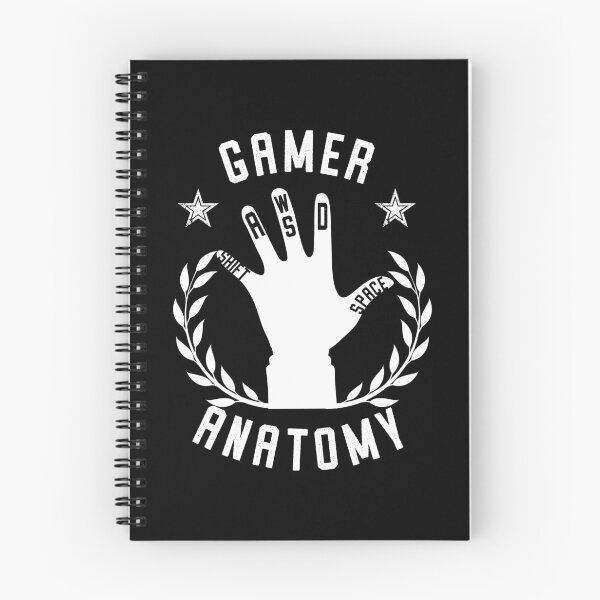 Item preview, Gamer anatomy | WASD gaming designed and sold by BananaKivi.