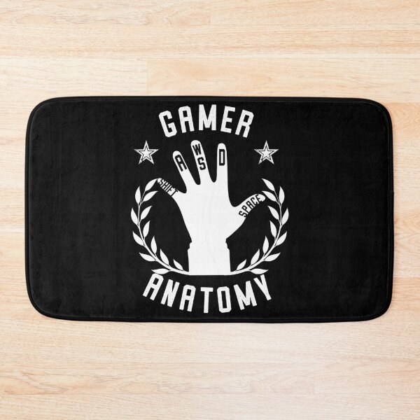 Item preview, Gamer anatomy | WASD gaming designed and sold by BananaKivi.