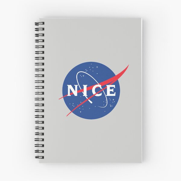 Item preview, NICE - funny NASA logo parody (gray) designed and sold by bantaam.