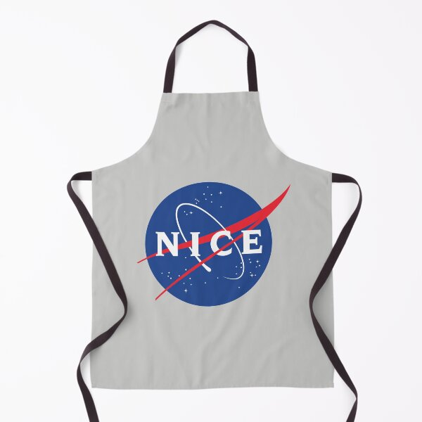 Item preview, NICE - funny NASA logo parody (gray) designed and sold by bantaam.