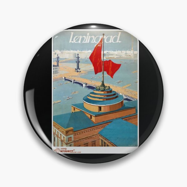 Item preview, Vintage Travel Poster USSR Leningrad Russia  designed and sold by kalonnieli.