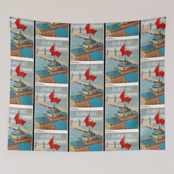 Item preview, Vintage Travel Poster USSR Leningrad Russia  designed and sold by kalonnieli.
