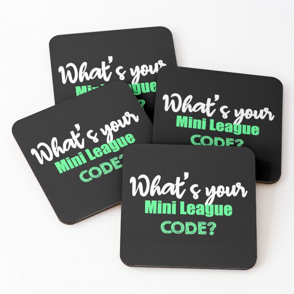 Item preview, What's your mini league code? designed and sold by KeslenChetty.