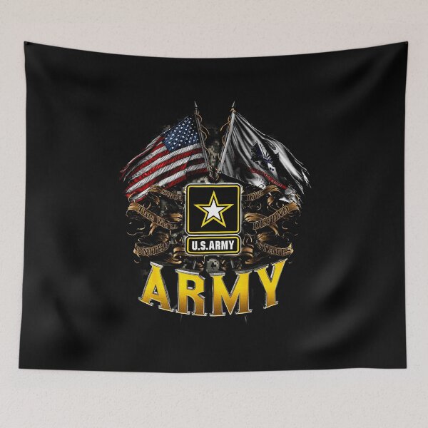 Item preview, Army Double Flag US Army designed and sold by ArtHermann.