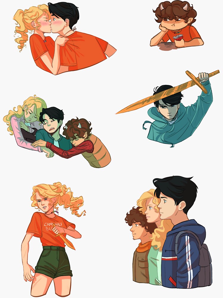 Percy Jackson Set Sticker Sticker For Sale By Christynus Redbubble 3084