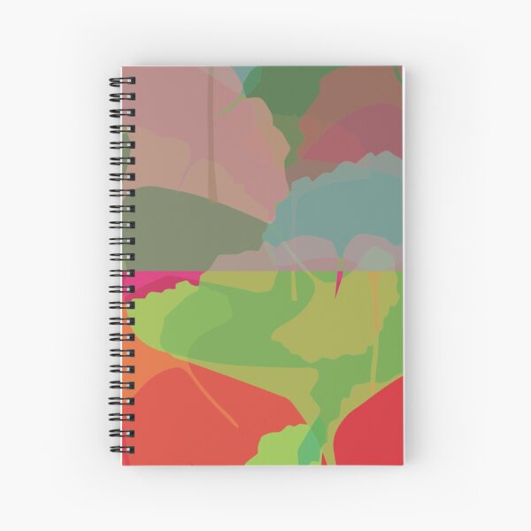 Ginkgo Leaves Spiral Notebook