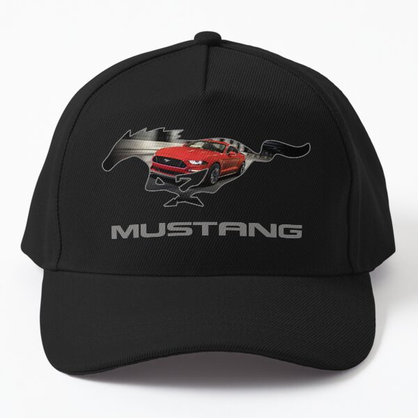 Item preview, Ford Mustang GT Logo Emblem Design (Red on Black) designed and sold by TheCartist.